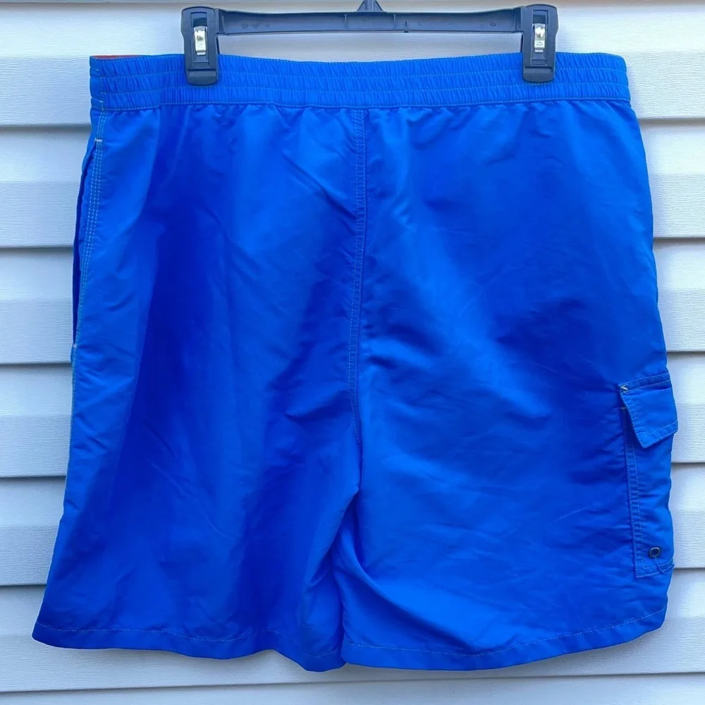 Polo Sport Ralph Lauren Swim‎ Shorts Blue Men’ Large Great EUC Side Pocket